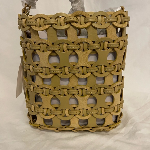 TORY BURCH MCGRAW DIE CUT SMALL BUCKET BAG - Picture 8 of 14